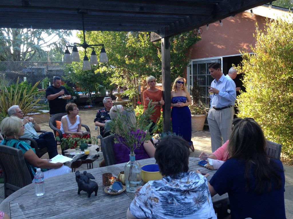 Mayor David Haubert speaks to sister city gathering